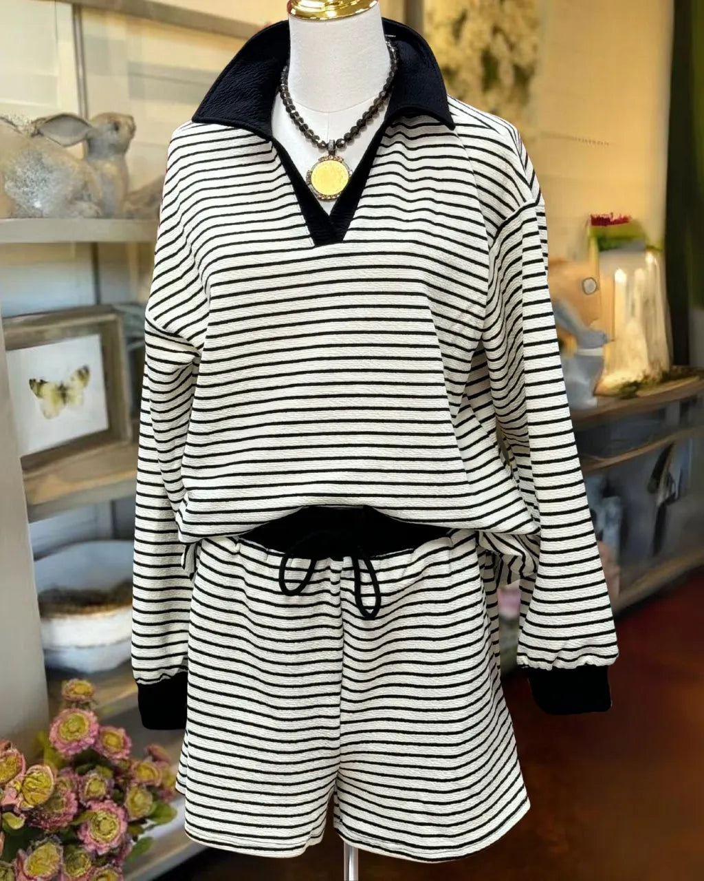 Must Have Striped Polo Set