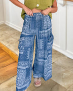 Paisley Print Vintage Pants