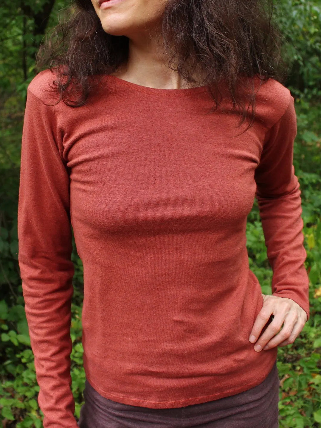 Tight Fit Long Sleeve Top