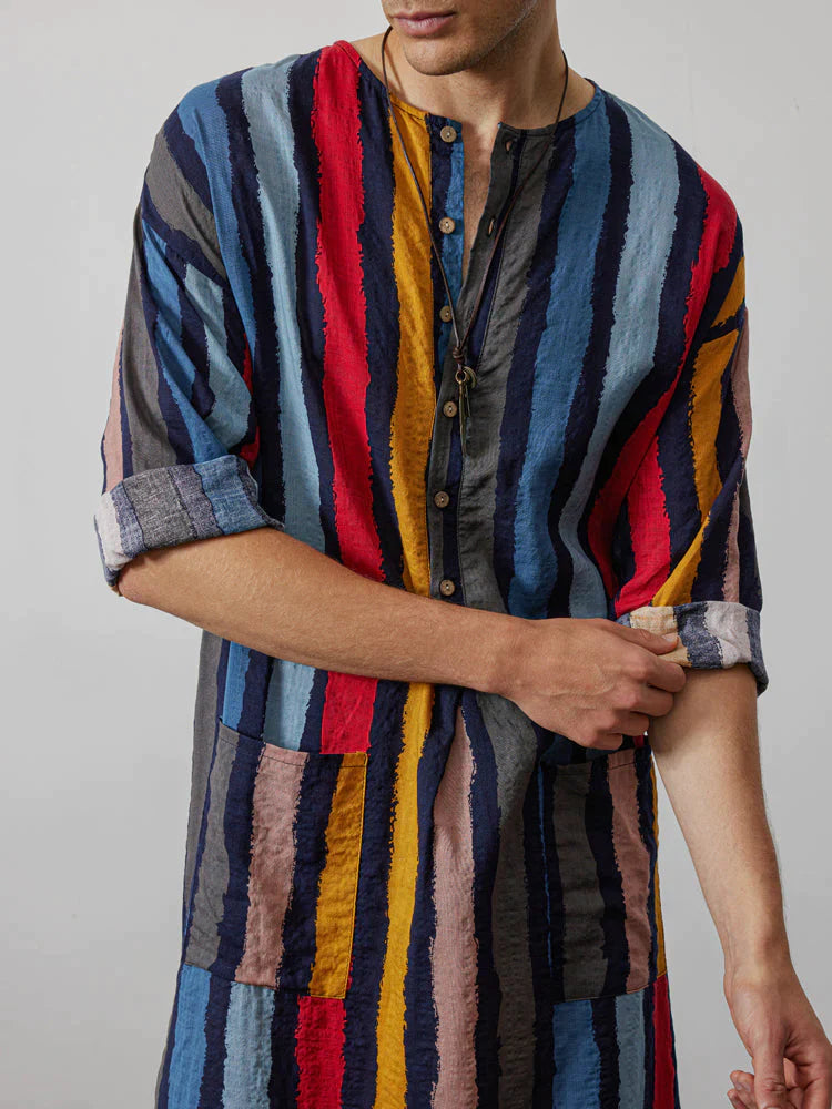 Long-sleeve One-piece Shirt