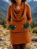 Super Cowl Darjeeling Simplicity Mini Dress