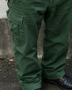 Vintage Forest Green Cargo Trousers