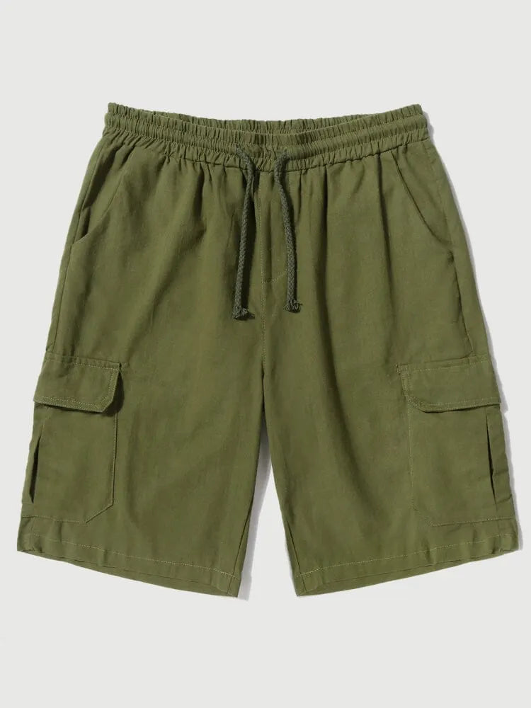 Linen Style Pants With Pockets
