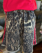 Jemma Leopard Shorts