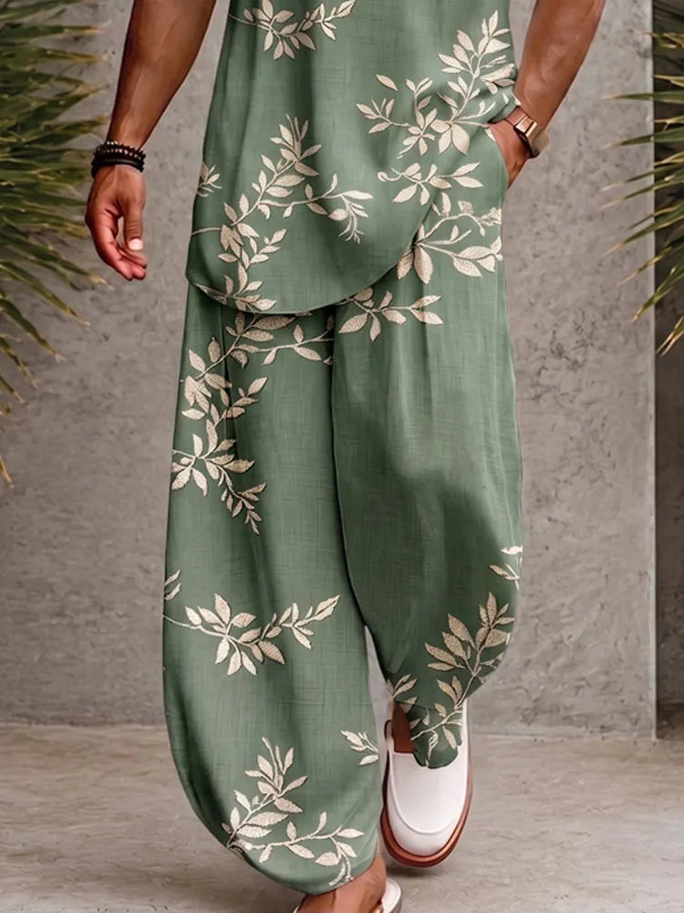 Fashion Comfort Printed Loose Fit Matching Set