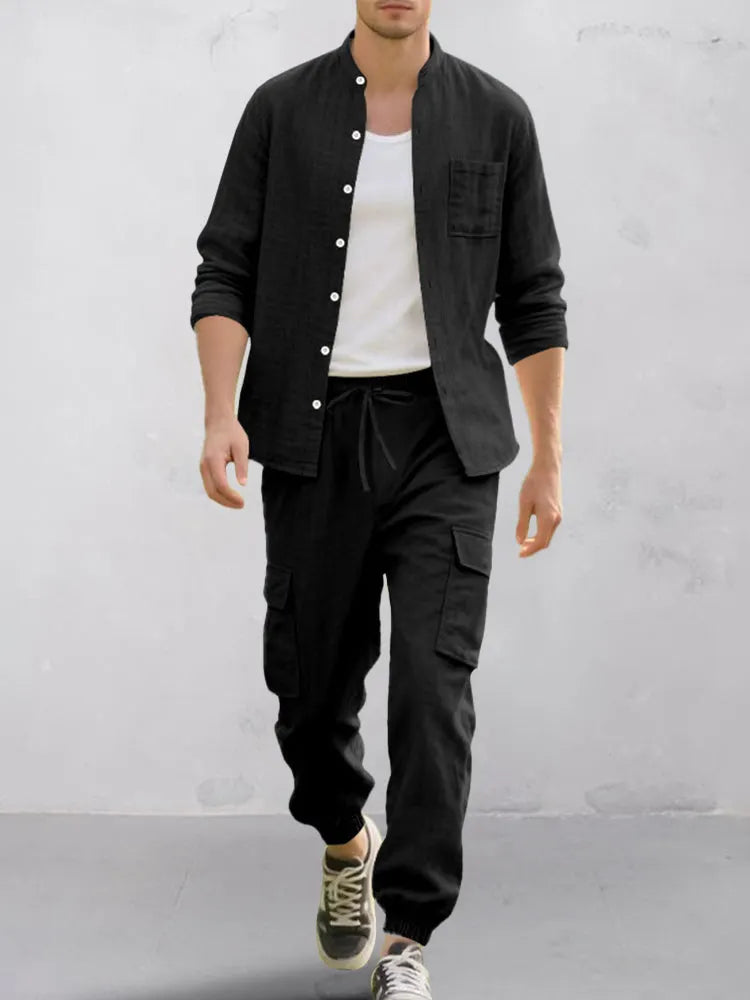 Premium Cotton Shirt Pants Set