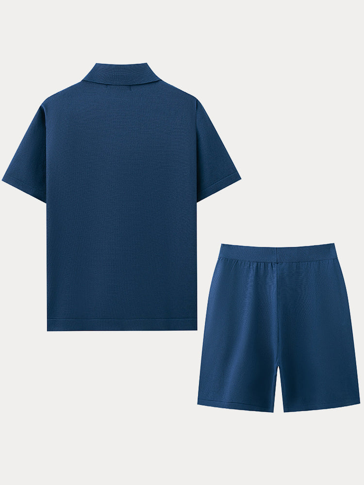 Modern Jacquard Knit 2-Piece Set