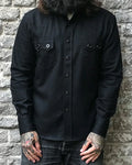 Vintage Vintage Black Western Dual Chest Pocket Cargo Shirt