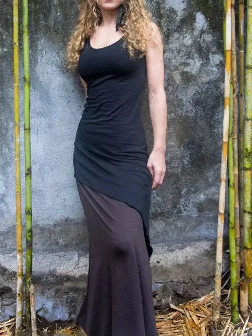 Mystical Pixie Fashion Woodland Elf Gown Asymmetric Dress