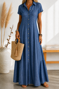Melisa | Mediterranean Blue Dress