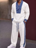Urban Faux Denim Contrast Matching Set