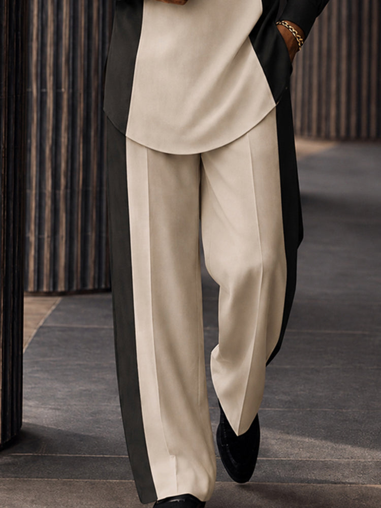 Modern Street Contrast Color 2-Piece Set