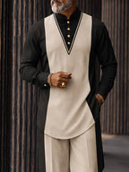 Modern Street Contrast Color 2-Piece Set