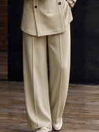 Designer Double Row Button Detail Matching Set
