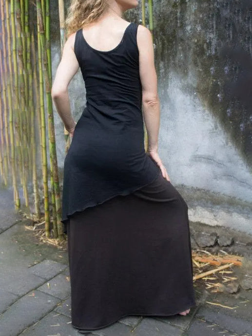 Mystical Pixie Fashion Woodland Elf Gown Asymmetric Dress