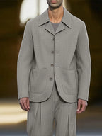 Modern Smart Casual Thin Suit Set