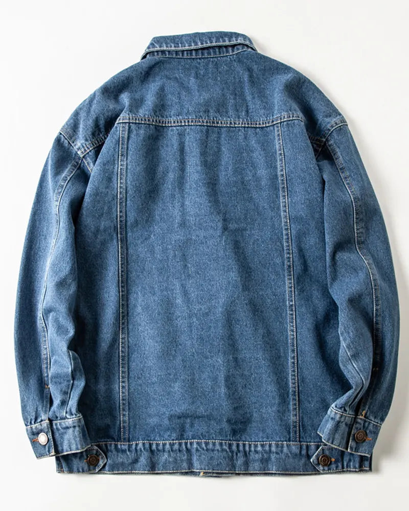 Vintage Distressed Denim Jacket