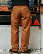 Vintage Orange Wide©\Leg Cargo Trousers