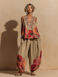 Women's Casual Elegant Linen Casual Set