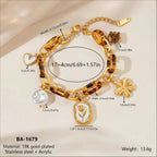 Easy To Love Tortoiseshell Chain Bracelet