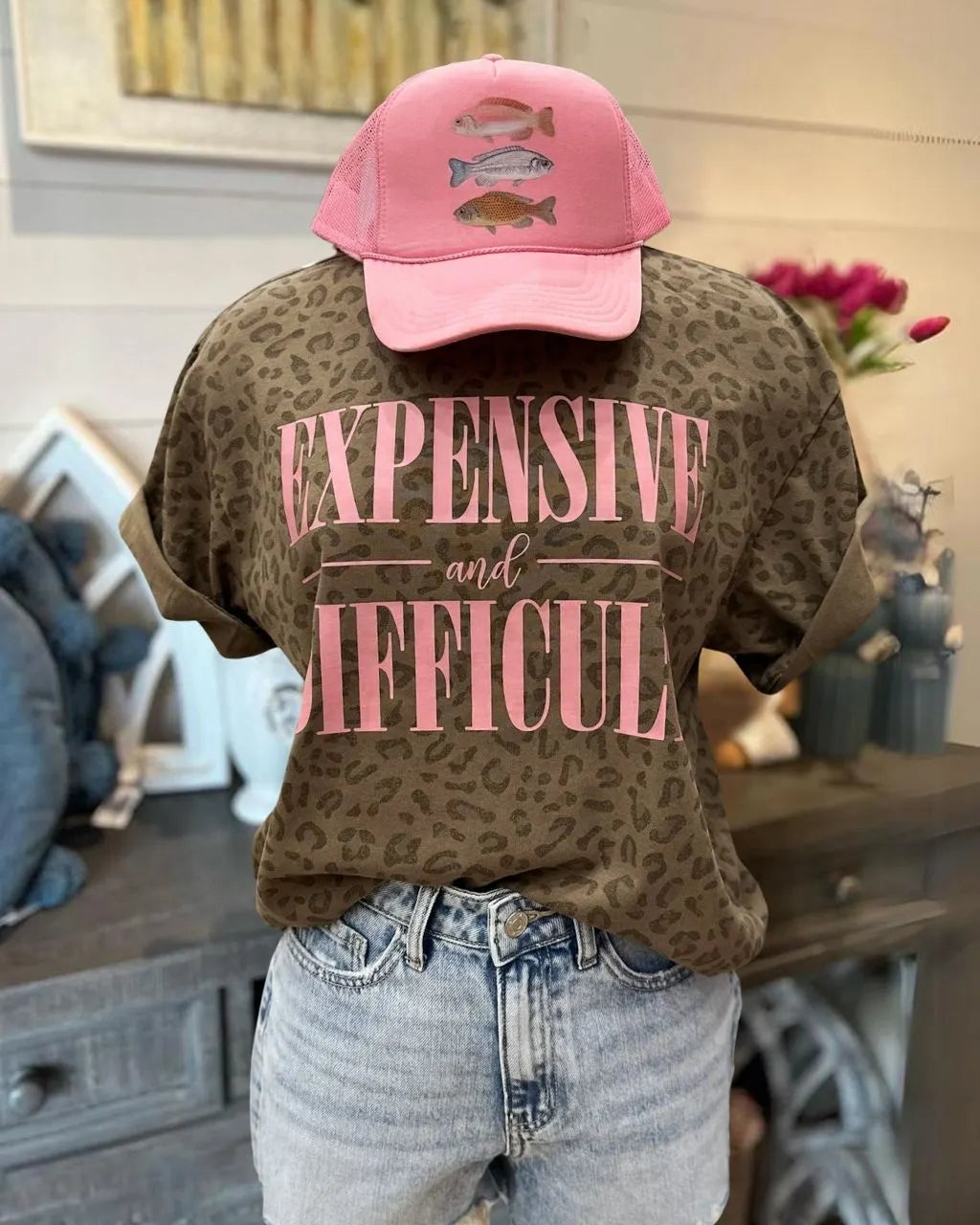 EXPENSIVE and DIFFICULT Leopard Top