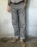 Vintage Hickory Stripe Relaxed Straight©\Leg Cargo Pants