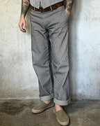 Vintage Hickory Stripe Relaxed Straight©\Leg Cargo Pants