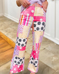 Fun Mixed Patchwork Pants