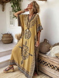 Ethnic Printed Kaftan Dress