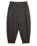 Vintage Gray Balloon Casual Pants