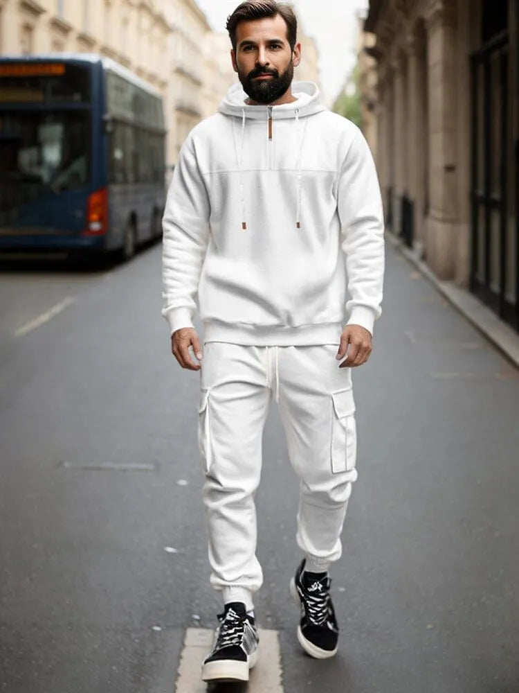 Soft Athleisure Hoodie Pants Set