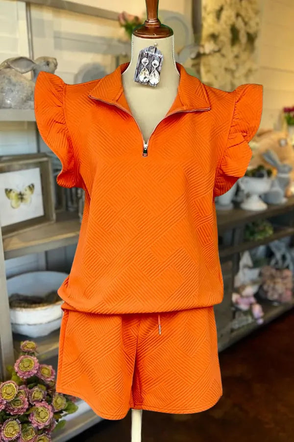 Ruffle Textured Travel Set