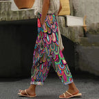 Women's Drippy Drips Art Print Casual Pants
