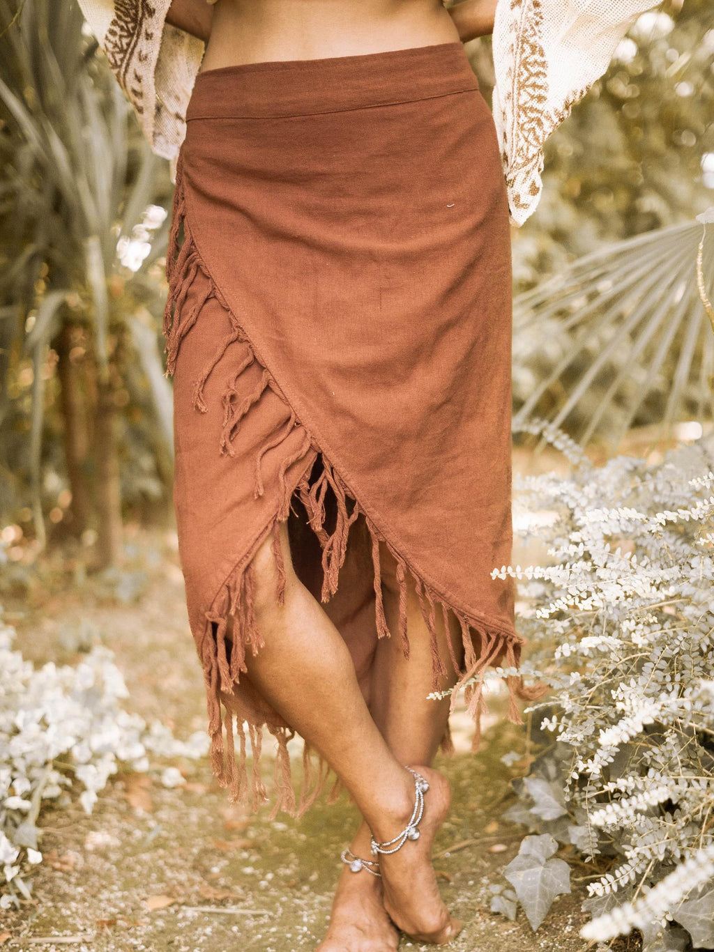 Tribal Skirt - Women's Bohemian Wear - Cotton