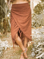 Tribal Skirt - Women's Bohemian Wear - Cotton