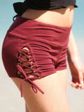Pixie Festival Booty Shorts, Boho Hot Pants, Burning Man Bohemian Yoga Style