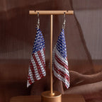Flag Fashion Sequin Earrings