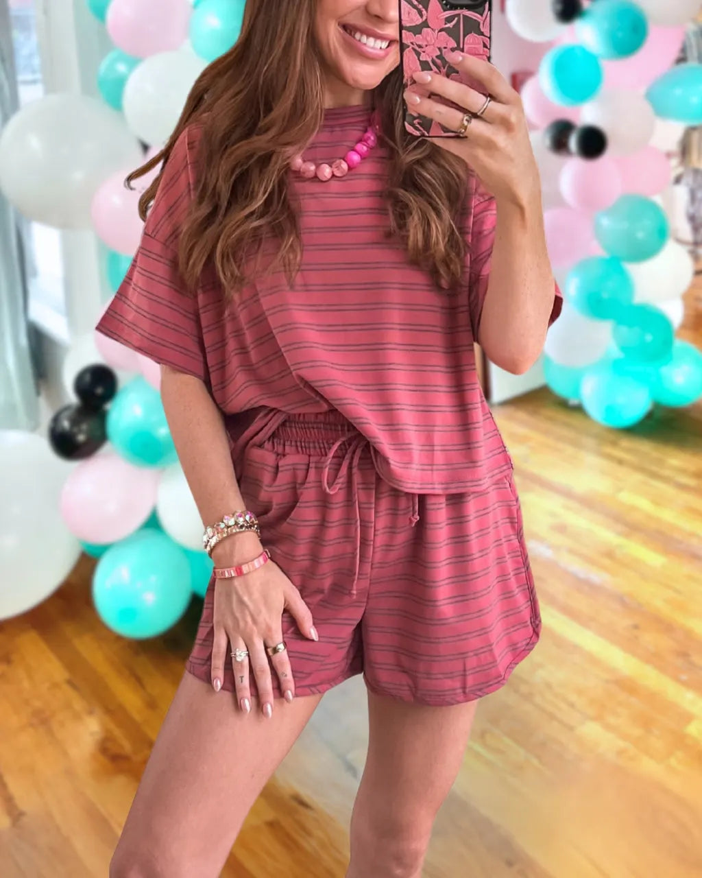 Everyday Stripe Two Piece Set