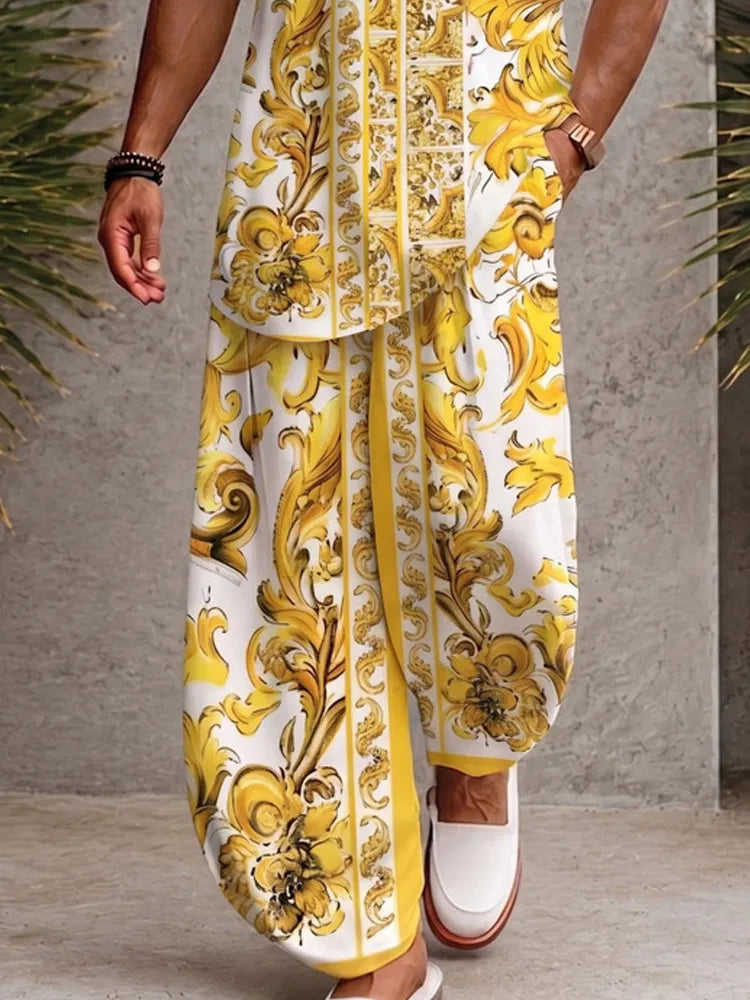 Fashion Comfort Printed Loose Fit Matching Set