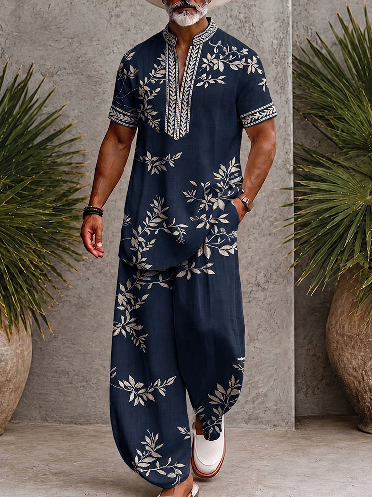 Fashion Comfort Printed Loose Fit Matching Set