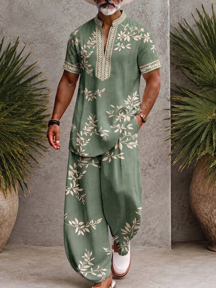 Fashion Comfort Printed Loose Fit Matching Set