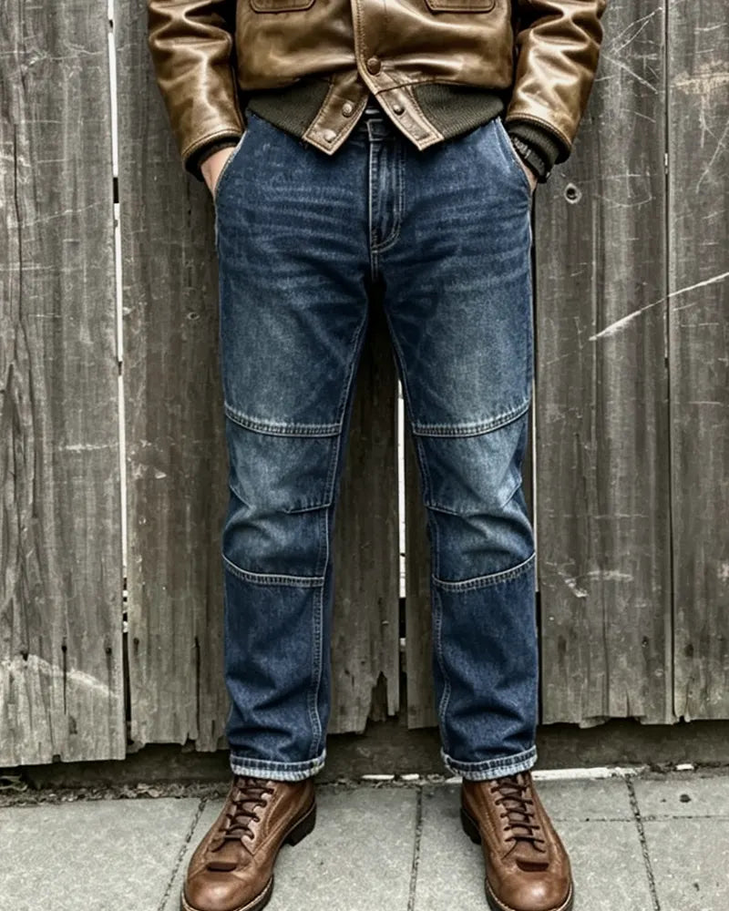 Vintage Faded©\Indigo Denim Jeans