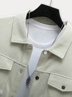 Leisure Utility Double Pockets Jacket