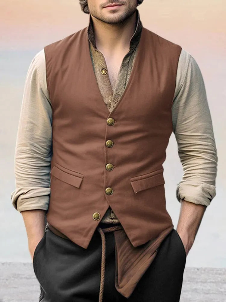 Vintage V-neck Vest