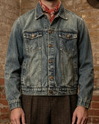Vintage Distressed Denim Jacket