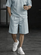Relaxed Fit Contrast Stitch Tracksuit Set