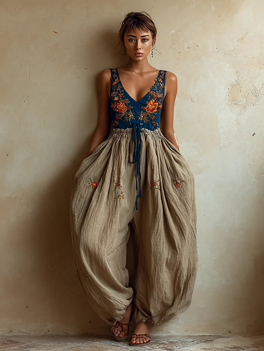 Women's Soft Casual Fashion Jumpsuit