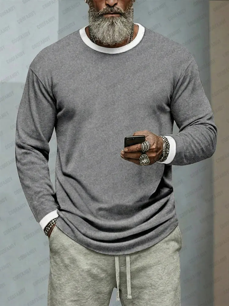 Premium Ultra-Soft Colorblock Undershirt
