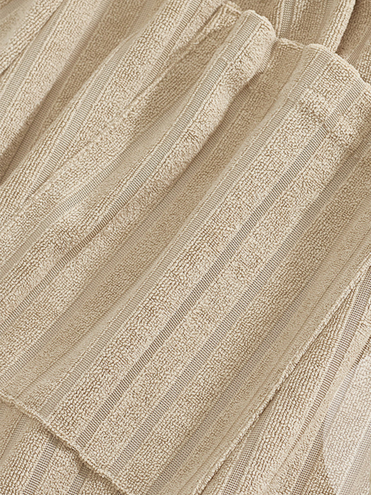 Breathable Vertical Stripe Matching Set