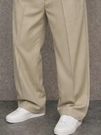 Modern Essential Button Accent Pants